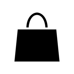 Shopping bag icon with simple and modern design