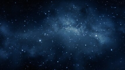 This image reveals an expansive galaxy filled with stars, set against the backdrop of a deep cosmic night, suggesting the infinite grandeur and mystery of the universe.