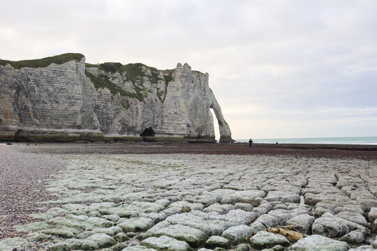 Winter in Normandy beach 