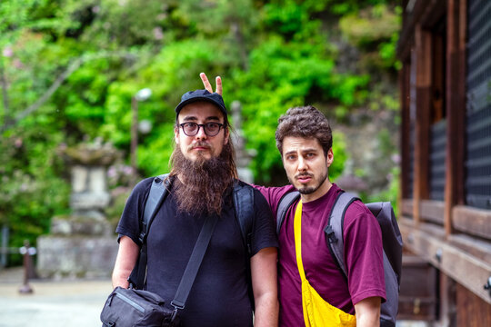 Tourists in Kyoto, Japan