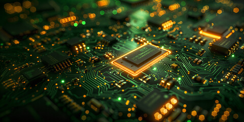 Obraz premium Create a realistic image showing the maximum current that can pass through a conductor under specific thermal limits on the PCB board. Include various thicknesses of conductors and thermal images 