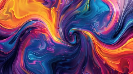 Obraz premium Dynamic Color Swirls Background for Digital Projects