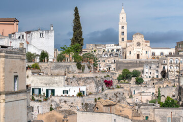 Obraz premium The Old town of Matera, Basilicata Region, Italy