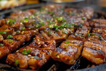 Korean pork BBQ samgyupsal