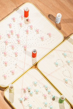 string art and painting.