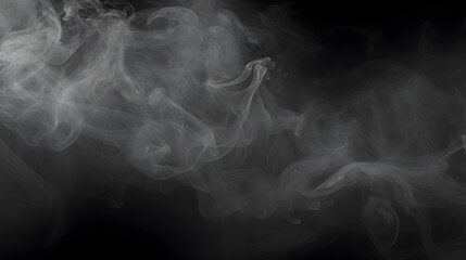 Black background with fog and mist effects. Textured like smoke.