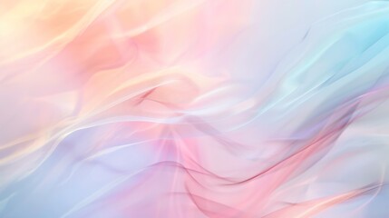 Obraz premium Serene Soft Pastel Abstract Blurred Background with Copy Space