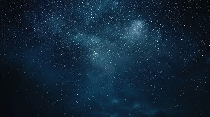 Illuminated Mystery: Mesmerizing Night Sky with Twinkling Stars