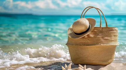 Vacations, summer, and a beach bag