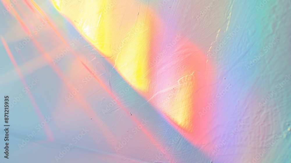 Poster a close-up shot of a wall with a beam of light shining through, perfect for use in designs about hop