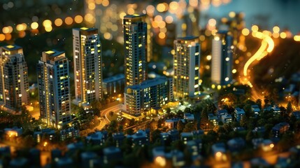 Inspiring Real Estate Success Stories. Motivating success in the real estate industry concept