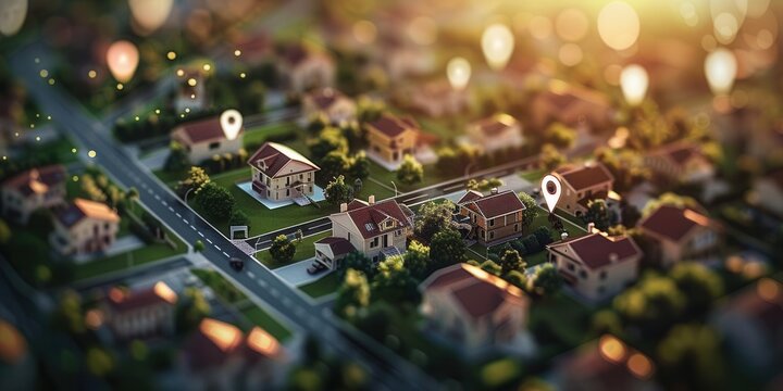 Boosting Your Real Estate Business Through Social Media. Real estate social media concept