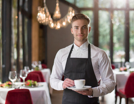 Kelner w restauracji