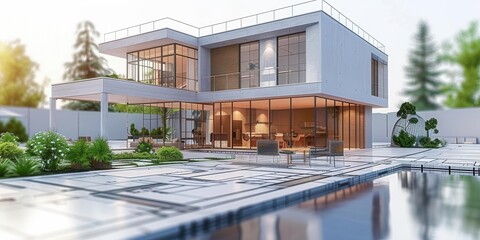 Fototapeta premium Professional Development in Real Estate Education. Knowledge is power concept