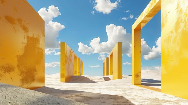 Imagine a concise 3D render