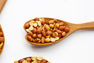 Red skin peanuts roasted salted, peanut snacks