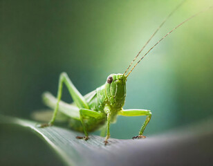 Fototapeta premium Świerszcz polny pasikonik