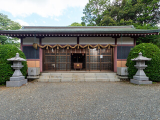 大阪府池田市の五月山に建つ愛宕神社拝殿
