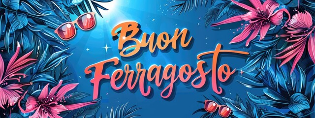 Sunny festivities: happy buon ferragosto, savoring summer at sea and beach, indulging in seaside fun, cultural traditions, and joyful atmosphere of this beloved italian holiday