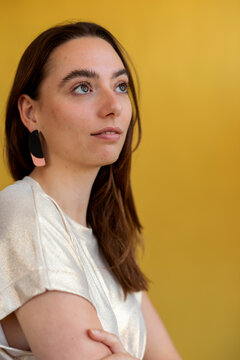 woman studio portrait