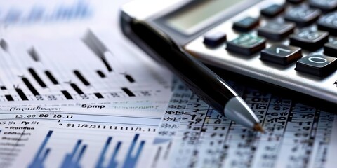 Modern Financial Analysis. Elegance and Simplicity concept