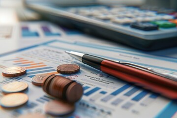 Fototapeta premium Financial Planning. Budgeting concept