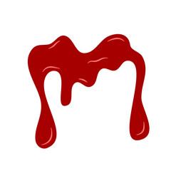 Tomato Red Sauce Melted Illustration 