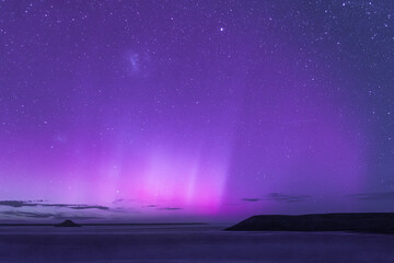 The Southern Aurora Australis. Island Lagoon. Woomera. Australia.