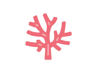 サンゴのアイコンのイラスト