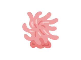 イソギンチャクのアイコンのイラスト