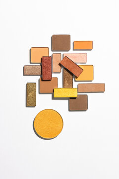 Brown eye shadow makeup