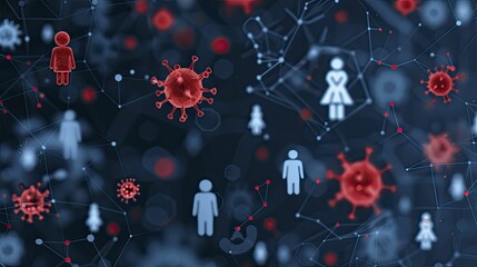 Disease surveillance systems illustrated with clear, informative graphics to support public health education.