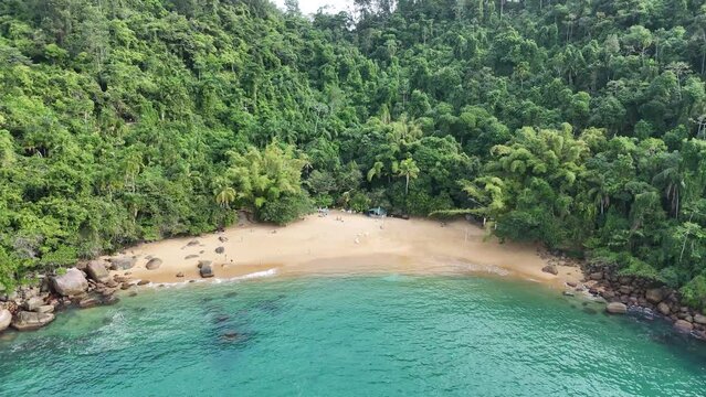 Praia do Cedro, Ubatuba. S&atilde;o Paulo, Brasil