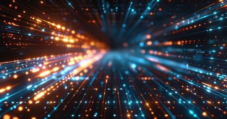 Fototapeta premium Abstract Energy Stream