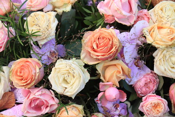 Mixed rose bouquet