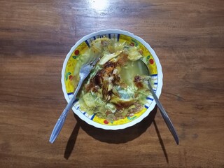 Authentic Soto Khas Malang Served at Night