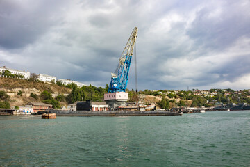 Submarines in Sevastopol Bay, Crimea