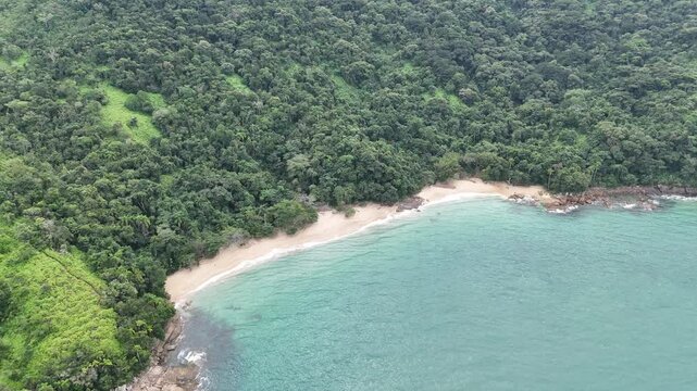 Praia do Cedro do Sul, Ubatuba. Sao Paulo. Brasil
