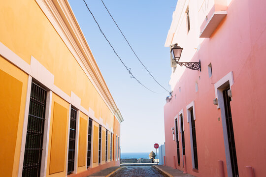 Colorful Street in Old San Juan
