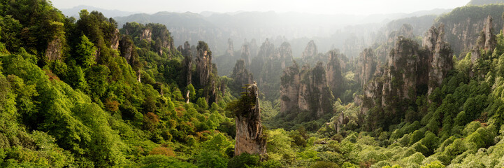 Tianzi Mountain Pillars Zhanjiajie