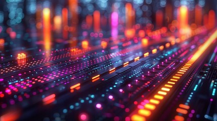 Obraz premium Artistic representation of fintech disruptors and their impact on financial services. , Minimalism,