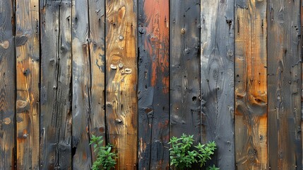 Textured wooden plank background, emphasizing the natural variations and grain details. , Minimalism,