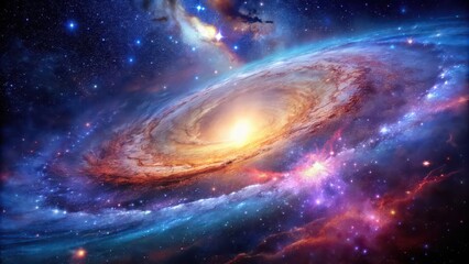 Galaxy background with cosmic nebula and deep space , Astronomy, universe, stars, galaxies, nebulae