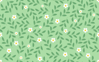 Summer seamless pattern floral creative vintage retro style vibrant color vector texture fabric textile paper print background wallpaper