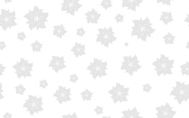 Vintage floral seamless pattern white theme retro style vector texture fabric textile paper print background wallpaper simple minimal