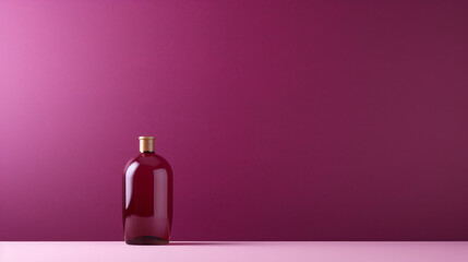 Empty minimal plum red background exuding richness and ideal for elegant presentations.