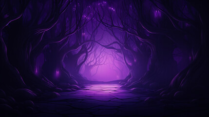 Empty abstract eggplant purple background replicating a minimalist and soothing aesthetic ambiance.