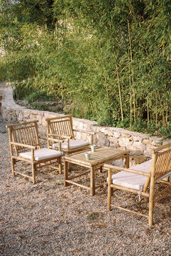 morning coffee outdoors