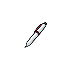 Pen icon flat vector design