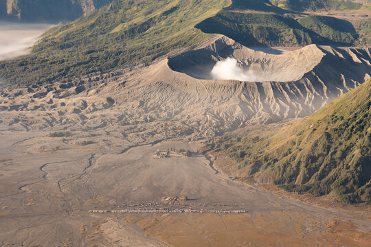 Mount Bromo In Java, Indonesia. Volcano